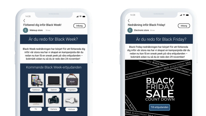 E-postmarknadsföring för ökad försäljning under Black Week