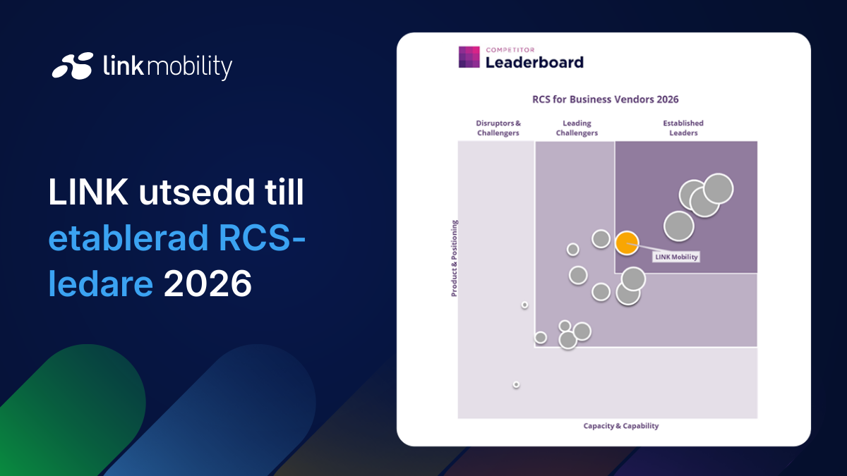LINK Mobility utsedd till ledande RCS-aktör av Juniper Research