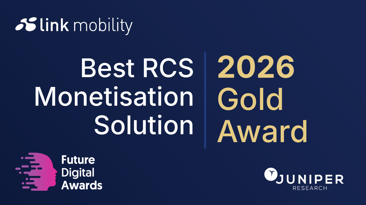 LINK Mobility gewinnt Gold für die „Best RCS Monetisation Solution“