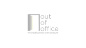 Out of Office logo grayscale