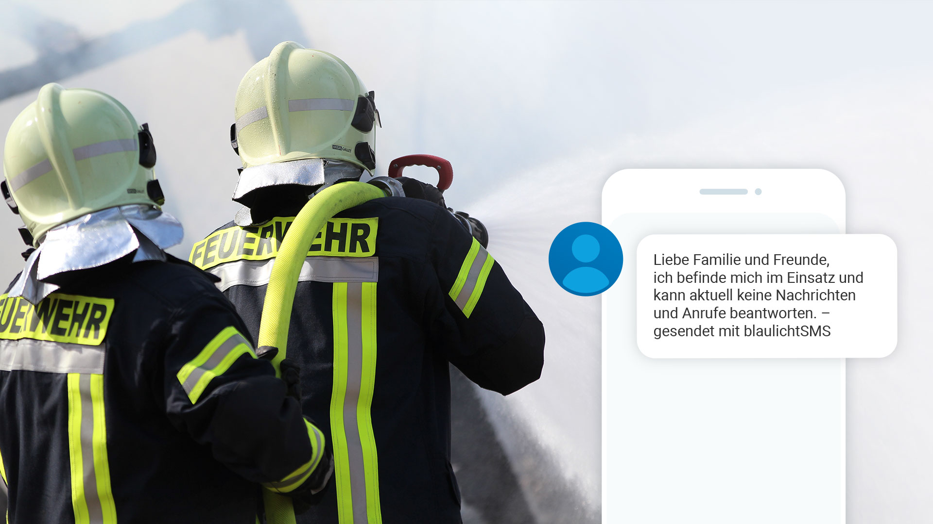 blaulichtSMS ist die smarte Lösung für die Feuerwehr-Alarmierung.