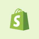 Shopify logo – represents LINK Mobility integration for eCommerce messaging, including SMS marketing, abandoned cart alerts, and automated flows.