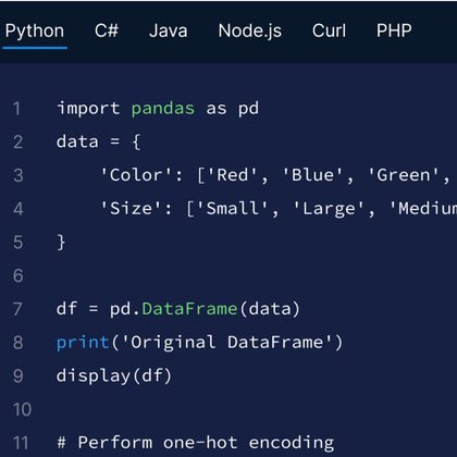 En illustration av kod för integration av WhatsApp Business API