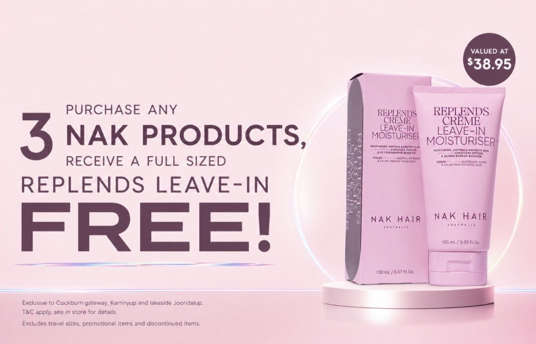 Buy three, recieve one free!