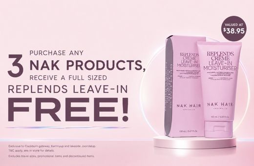 Buy three, recieve one free! 