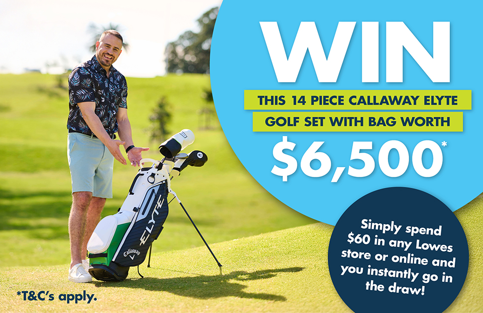 Lowes Win a Callaway Golf Set Worth $6,500