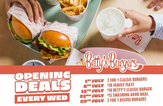 Betty’s Burgers Weekly Offers