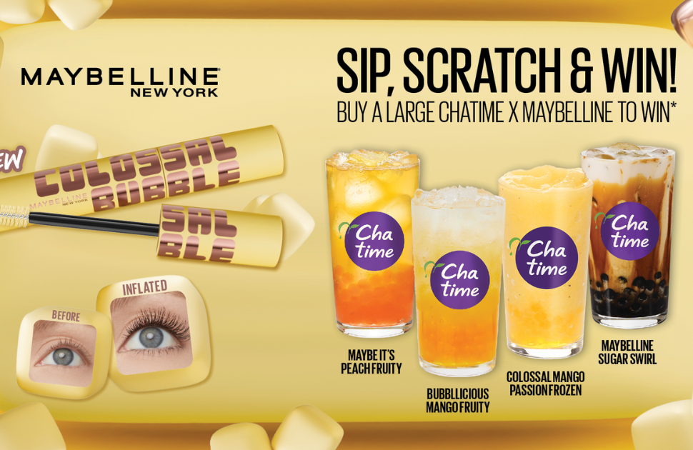 Chatime Sip, Scratch and Win 