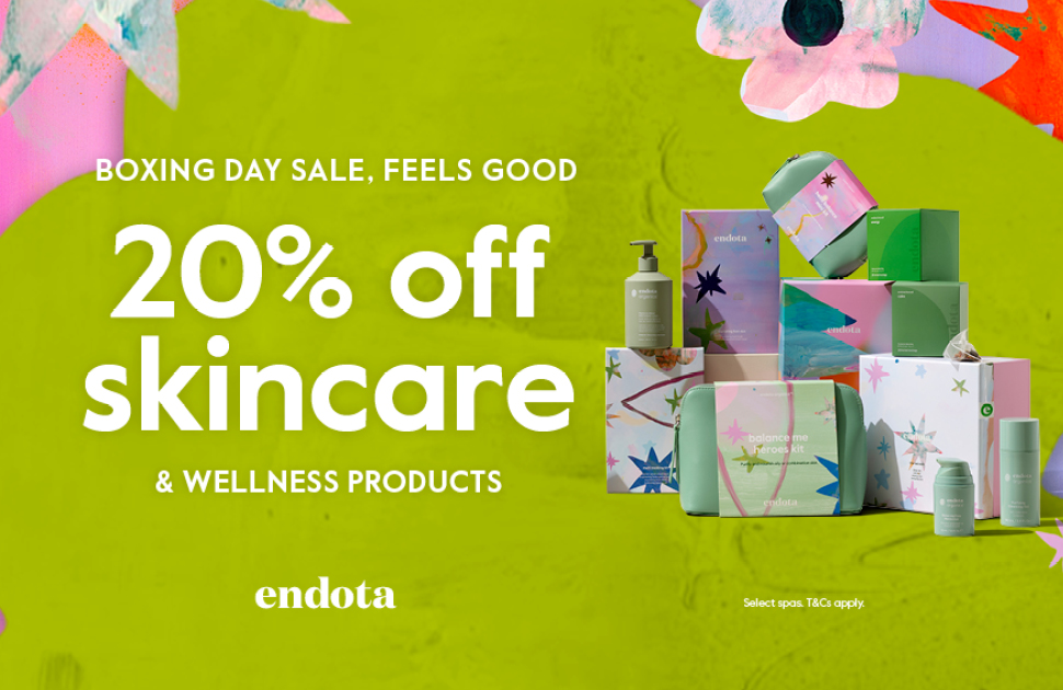 Endota Spa 20% Off Skincare & Wellness Products*