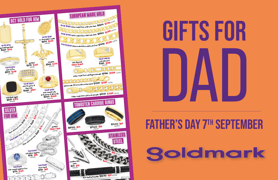 Goldmark Jewellers Must-Have Gifts for Dad