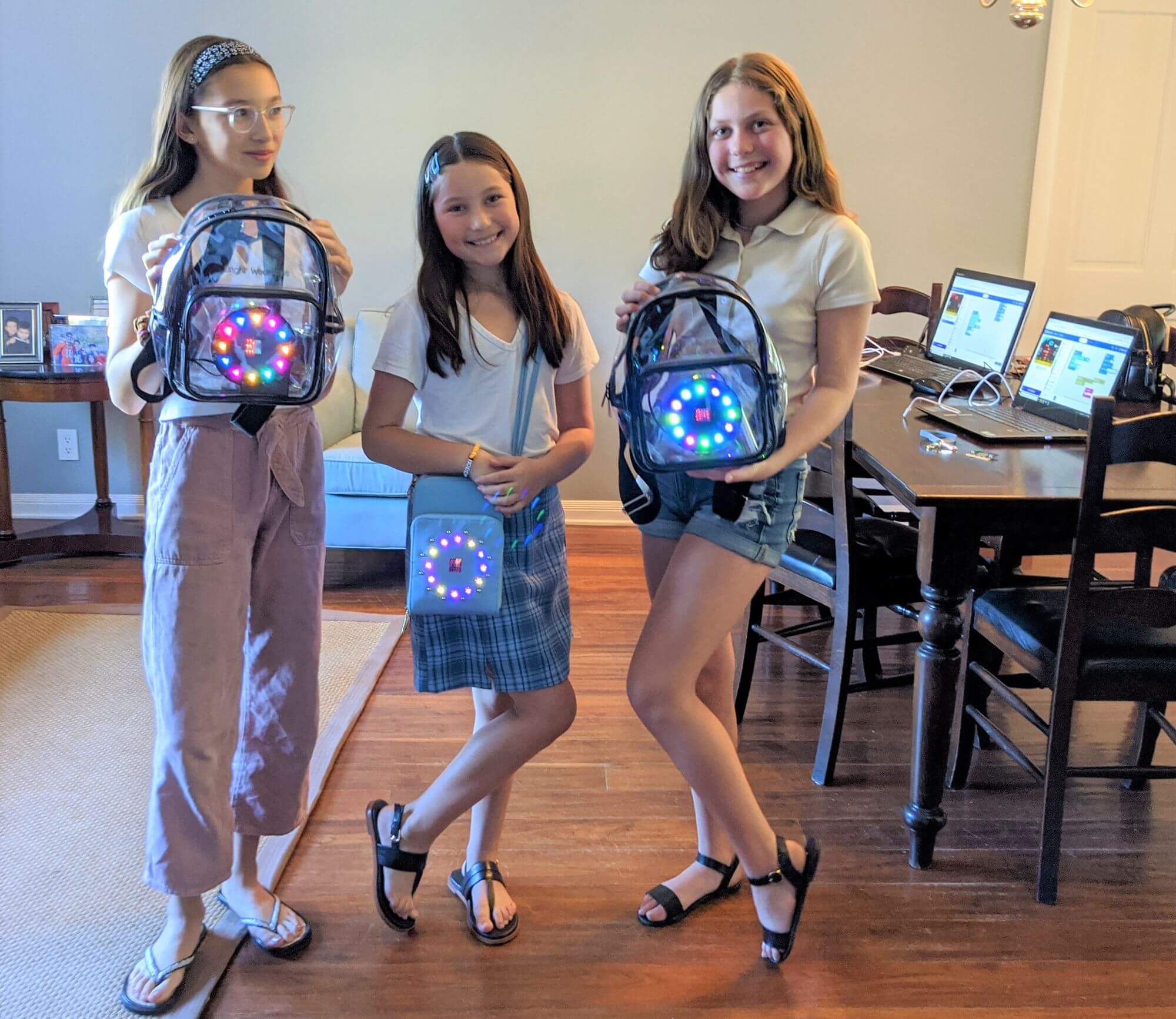 The BrightWearables system lets its users take their micro:bit projects on the go