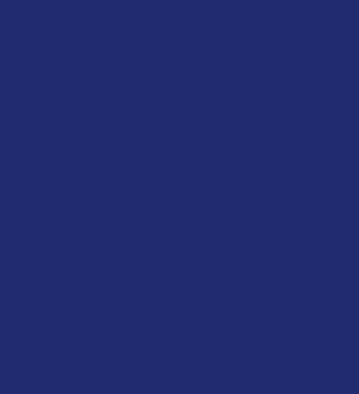 A solid blue rectangle fills the entire image, showing a deep, uniform hue with no variations.