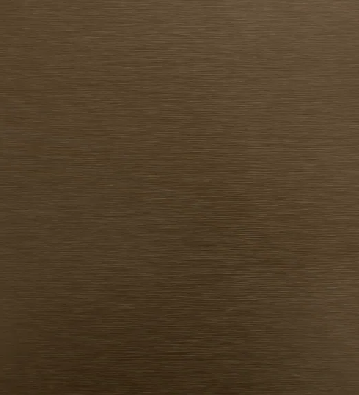 Close-up of a brown textured surface with a subtle horizontal grain pattern, resembling brushed metal.