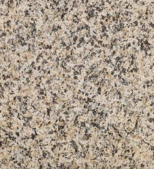 Granite surface with a speckled pattern of black, white, and beige minerals, creating a textured and natural appearance.