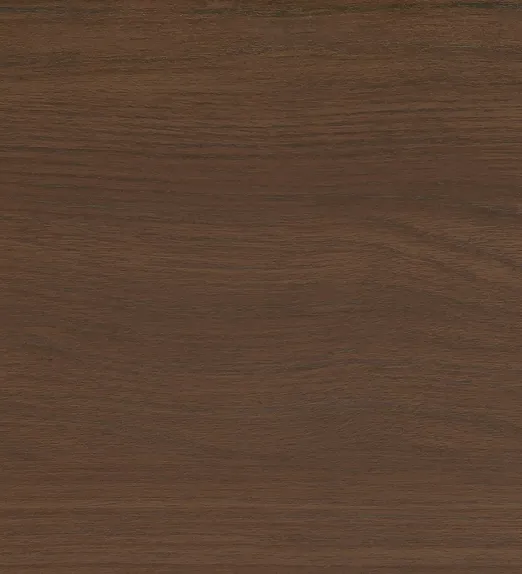 Close-up of a smooth, dark brown wood grain texture with subtle natural patterns and variations.