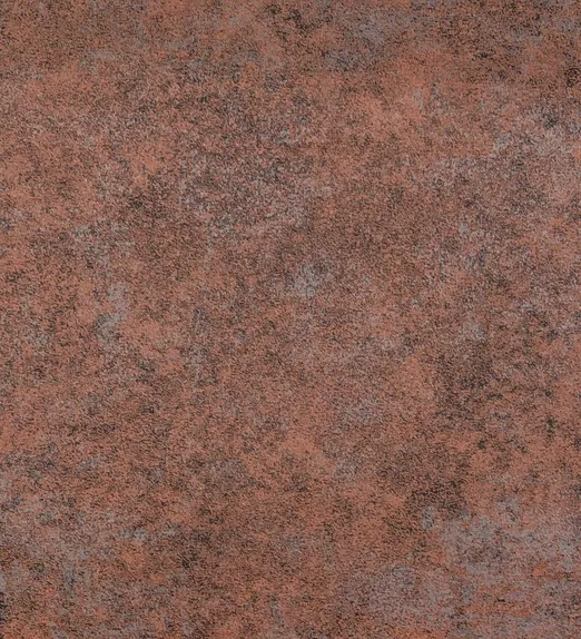 Rusty textured surface with a mix of reddish-brown, gray, and black tones, creating an aged, weathered appearance.