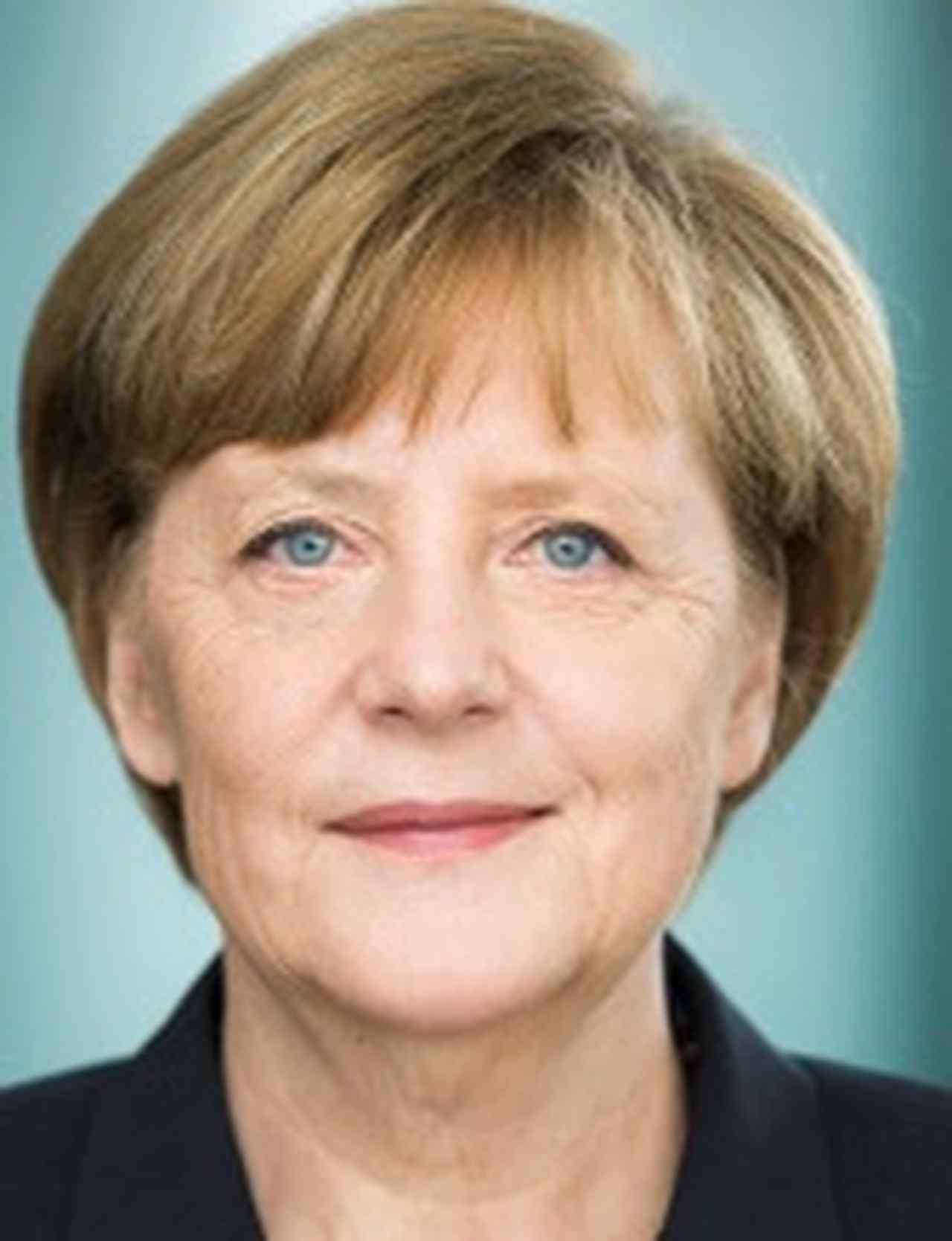 Portrait of Angela Merkel 