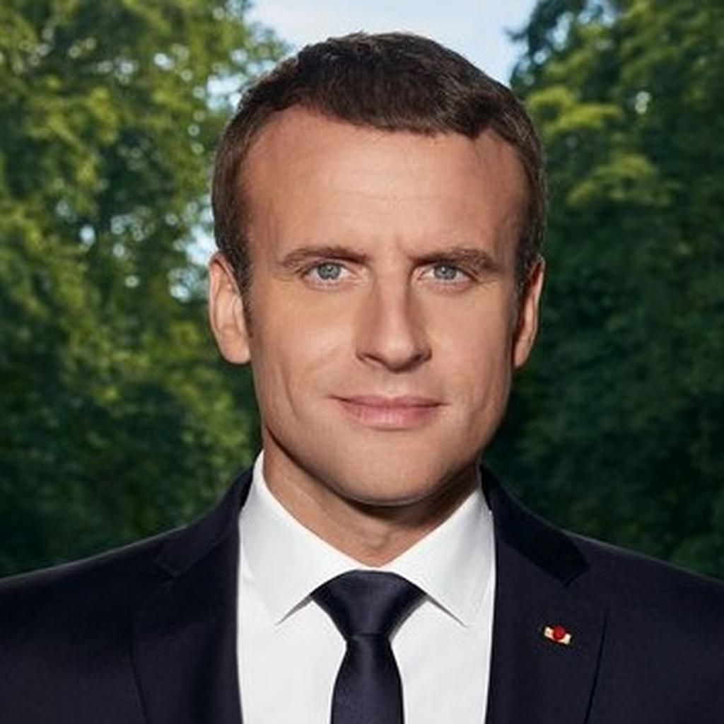 Portrait of Emmanuel Macron President of the French Republic - WHS 2021 Patron
