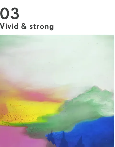 Bright colors as emotional statements – confident and full of energy