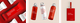 A collage of various employer branded products – chocolate bars, drinking bottles and an ID tag.