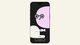 Smartphone screen showing a timer at 00:34 with a playful pink face wearing glasses. Buttons for "Pause" and "End session" are below.