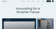 Forside på et digitalt designbureaus website