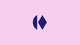 Dark blue semicircle and diamond shape on a light pink background.