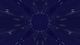 Abstract image with a deep blue background and a radial pattern, creating a tunnel effect. Light streaks converge at the center.