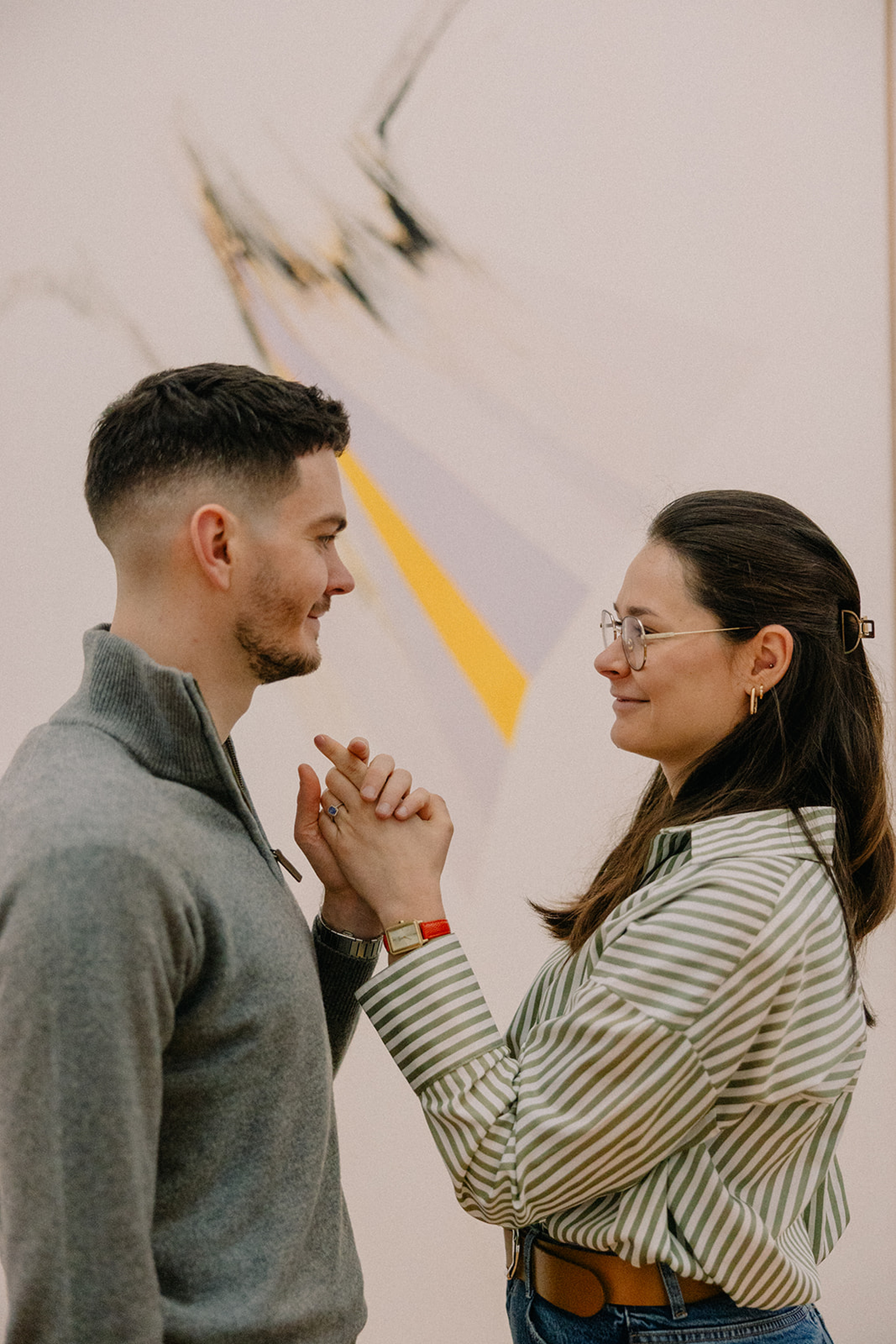 Séance engagement de Romane et Arthur au Jardin des plantes de Nantes