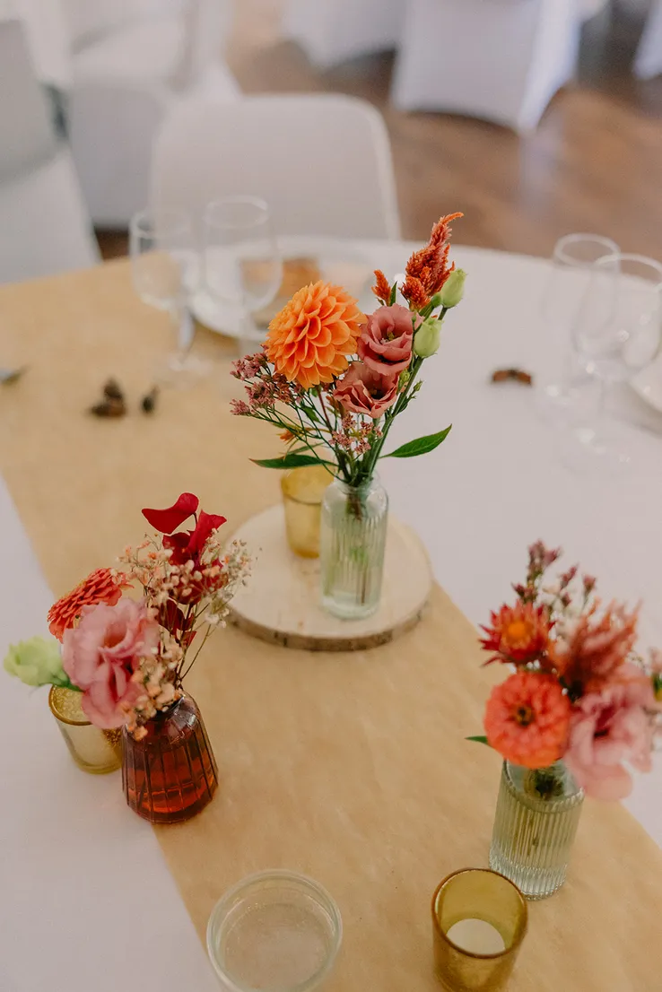 Cocktail de mariage au Moulin d'Arguenon, mariage d'automne en Bretagne