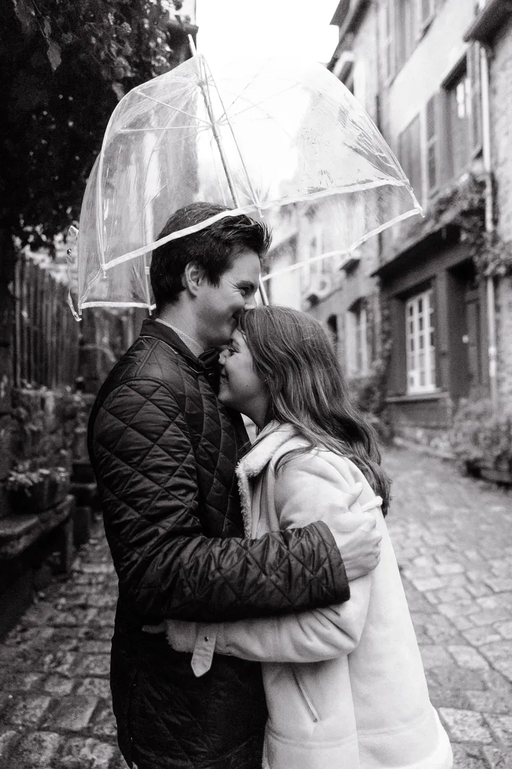 Seance Couple Parapluie Love