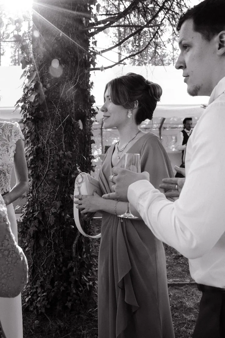 Invitee Mariage Noir Blanc