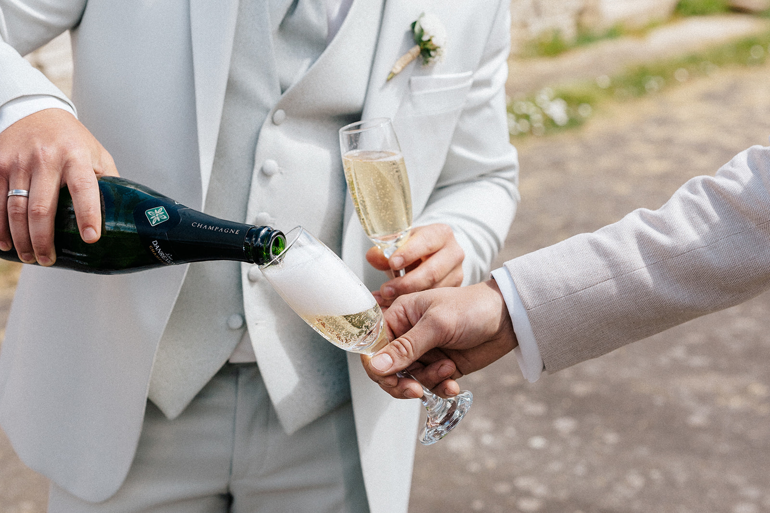 Reportage du mariage d'Amandine et Emmanuel au Château de Beaumanoir en Bretagne