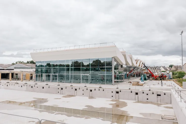 Centre aquatique de Dinan, Juillet 2025 — avancement, photo 1 — Roxane Beaufils photographe