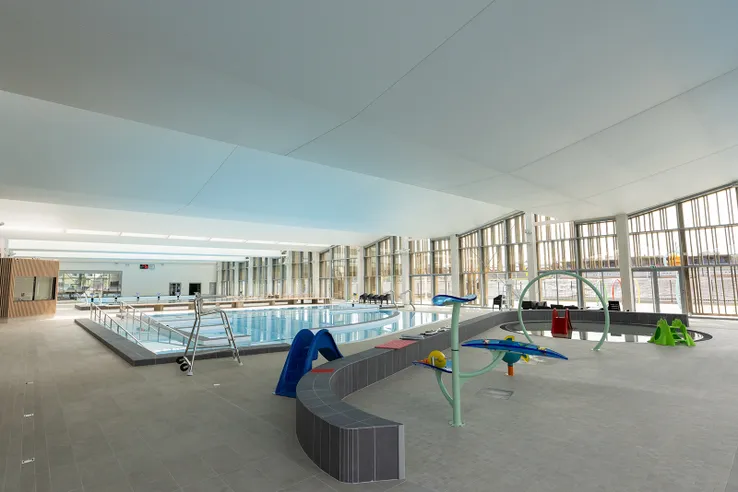 Centre aquatique de Dinan, Avril 2026 — fin de chantier, photo 4 — Roxane Beaufils photographe