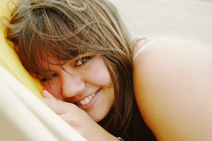 Portrait Jeune Femme Vintage