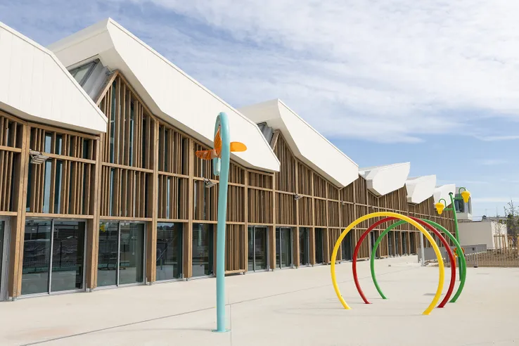 Centre aquatique de Dinan, Avril 2026 — fin de chantier, photo 7 — Roxane Beaufils photographe