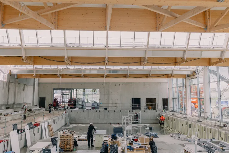 Centre aquatique de Dinan, Juillet 2025 — avancement, photo 7 — Roxane Beaufils photographe