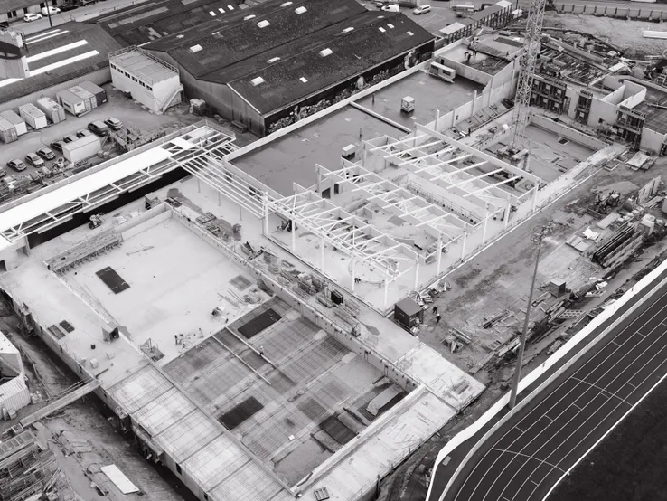 Centre aquatique de Dinan, Mars 2025 — charpente, photo 10 — Roxane Beaufils photographe