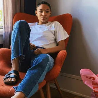 girl on sofa