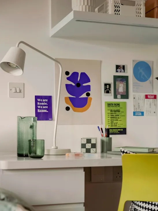 Student desk at Scape