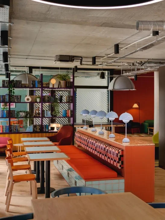 Communal lounge at Scape Shoreditch