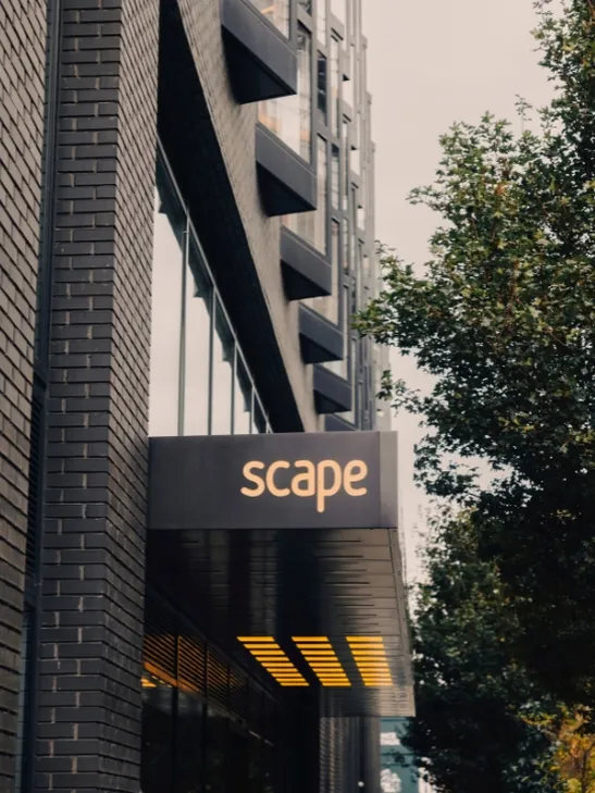 Exterior of Scape Shoreditch entrance