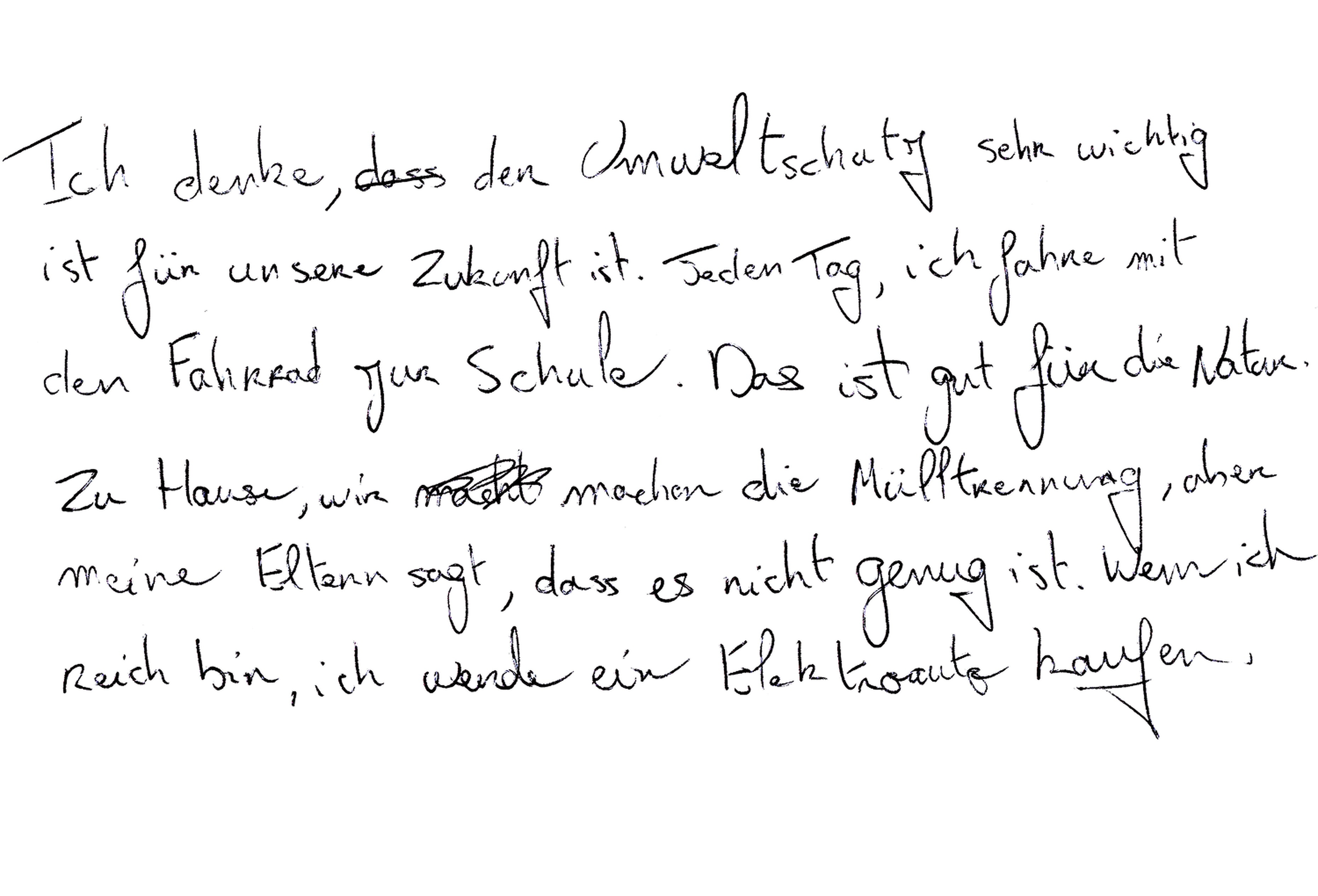 Exercice d'allemand