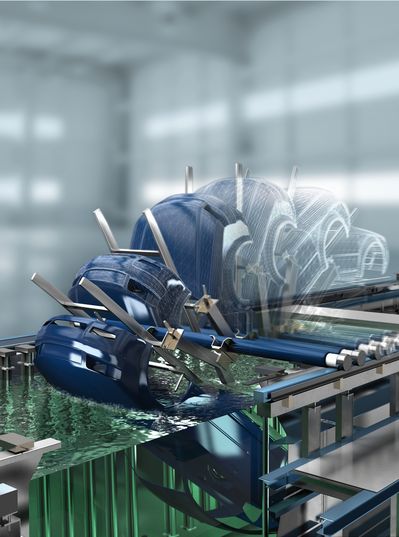 E-coat pretreatment in automotive production