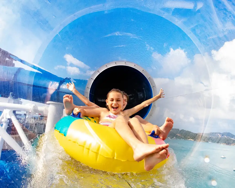 Nowegian Cruise Line Slide
