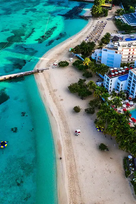 An Aerial View of Montego Bay