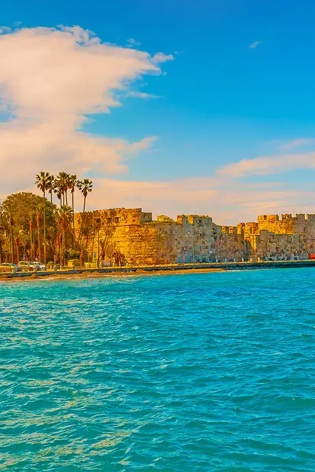 The Castle of the Knights on the coast of Kos