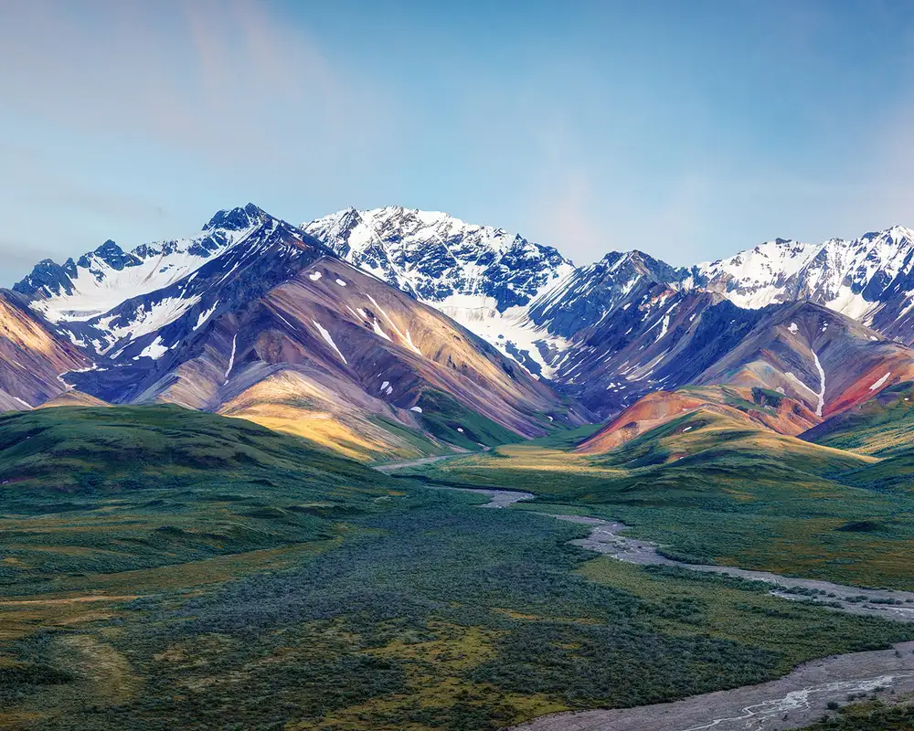 A Landscape view of Denali National Park