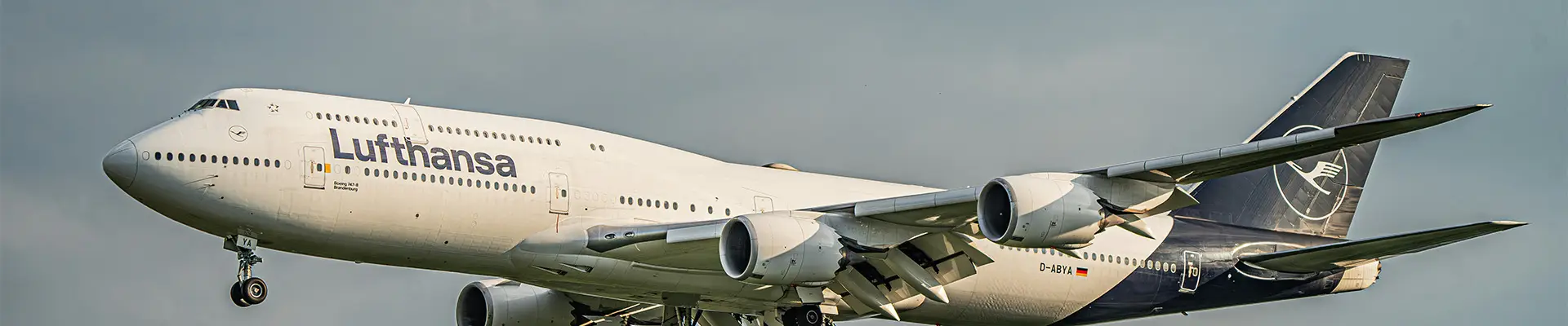 A Lufthansa Plane in the Skies